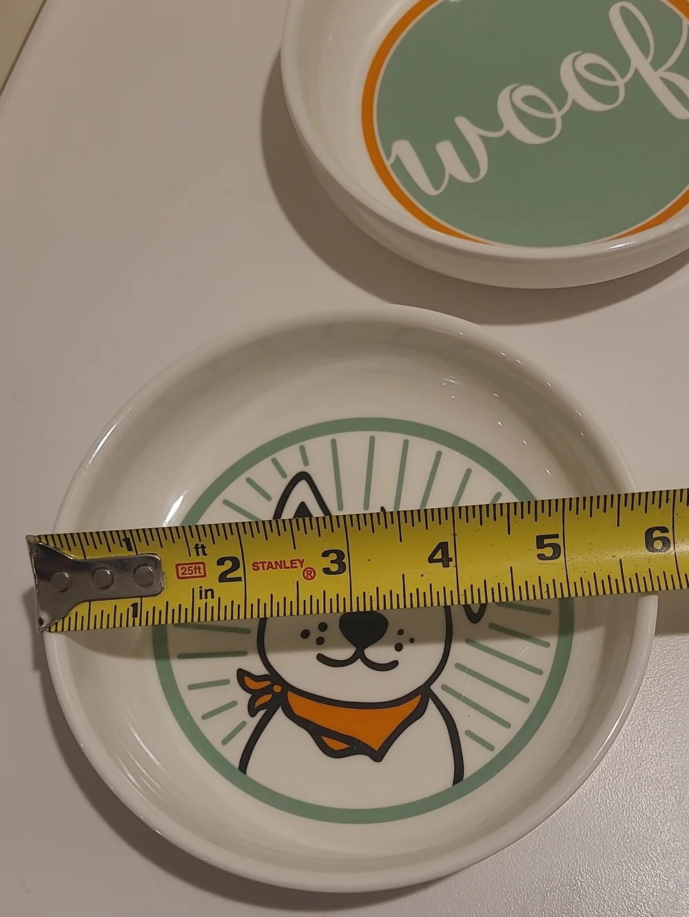 2 Melamine Dog Bowls